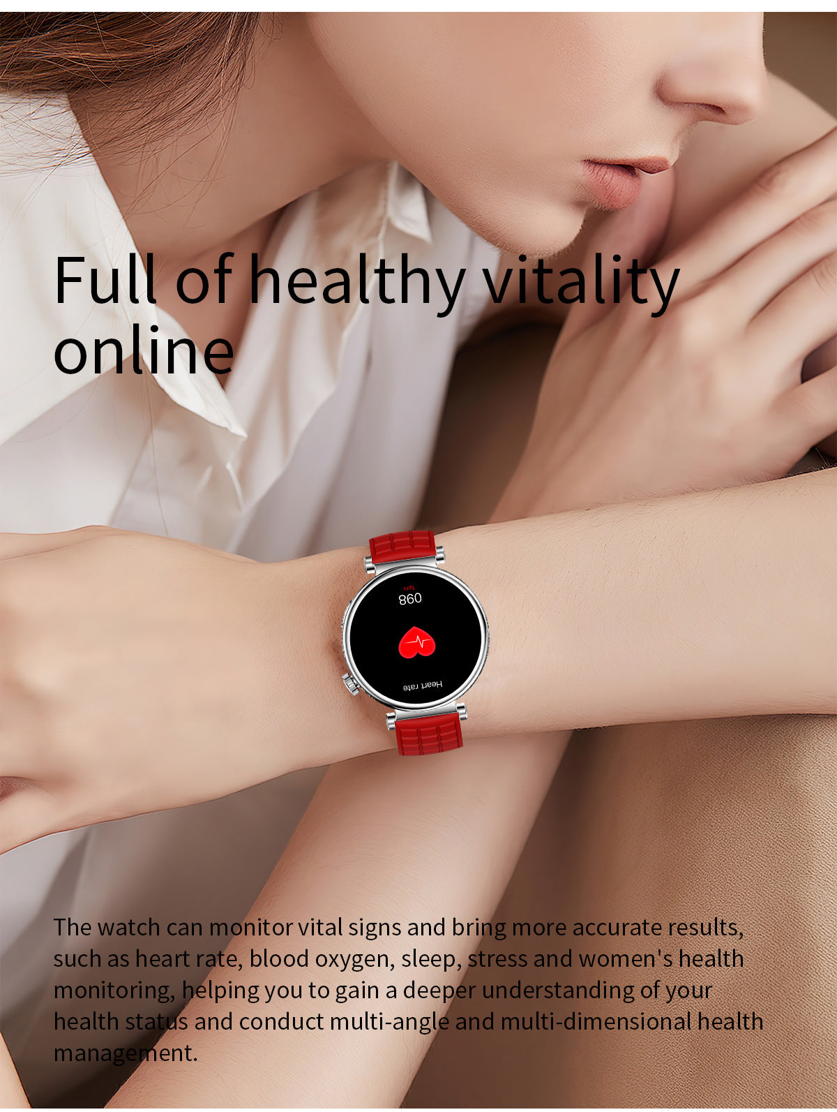 Z01 Mini Smart Watch Bluetooth Call True Heart Rate Step Sleep Monitoring Exquisite Ladies Outdoor Sports