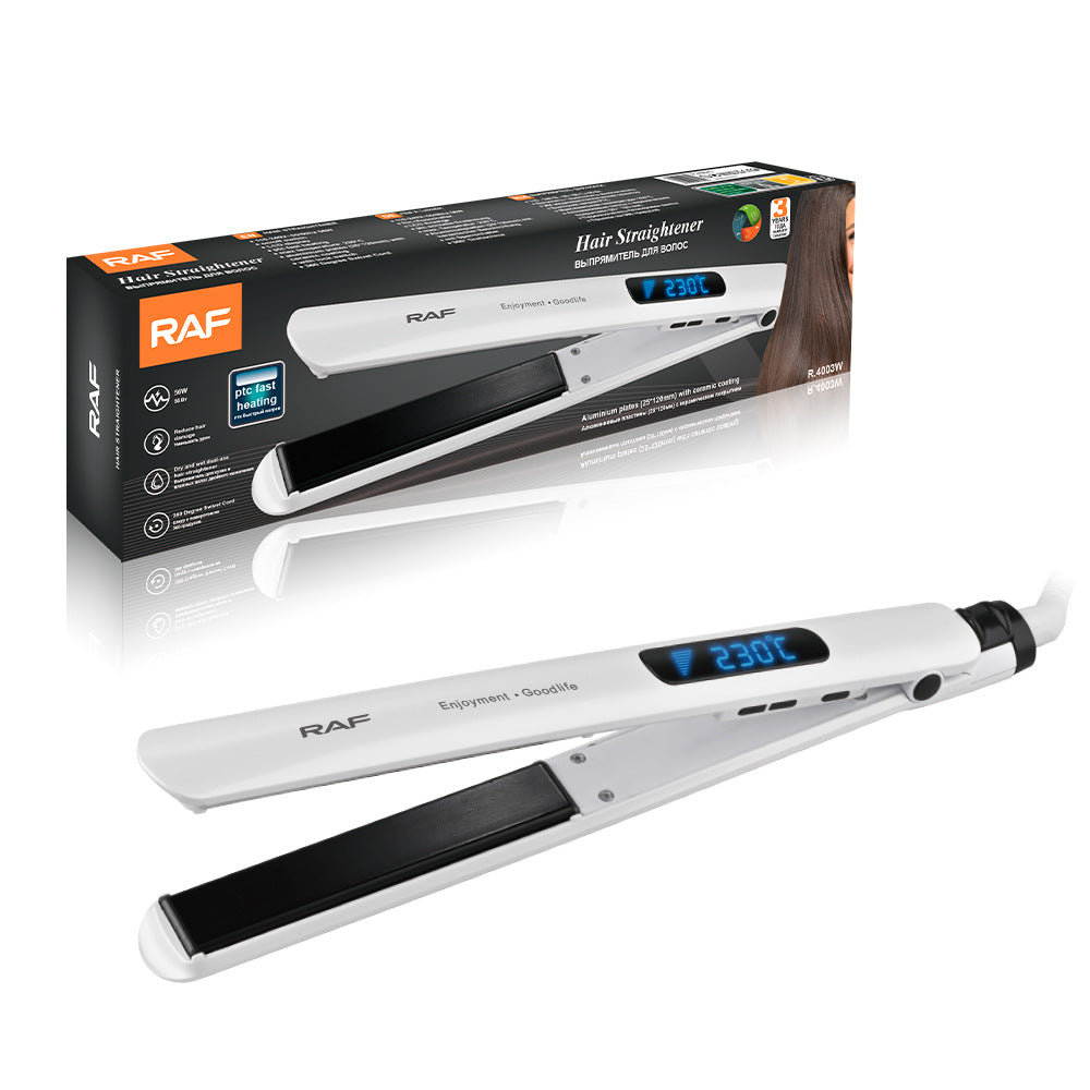 RAF European Standard Electric Curling Iron Hair Straightener Hair Comb Does Not Hurt Hair Straight Hair Curly Hair Household R 4003