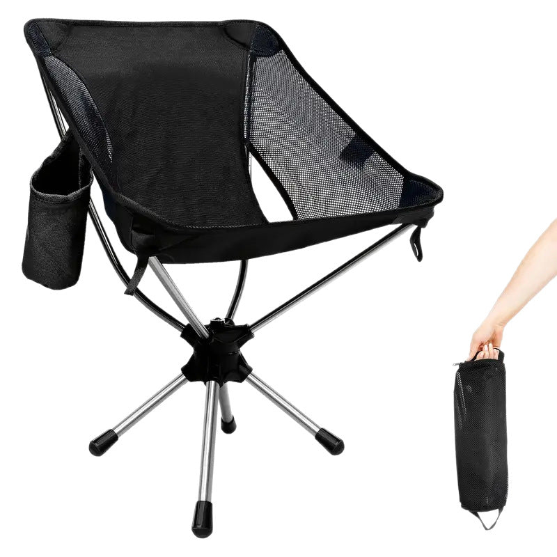 Jituo New Model360Degree Rotating Moon Chair Lightweight Aluminum Alloy Outdoor Camping Folding Beach Chair Portable