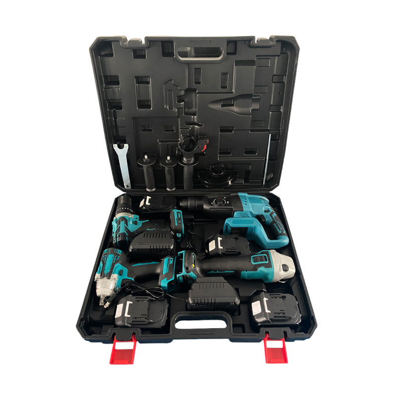 MT Power Tool Set Wholesale Lithium Battery4Set of multifunctional lithium electric tools for home decoration and factory use