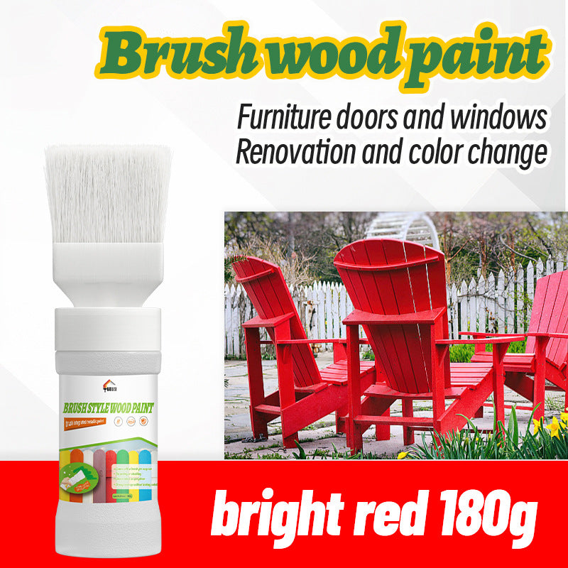 Wooden Brush Paint Solid Wood Cabinet Table Chair Water-Based Coating Door Window Furniture Renovation Color Change Latex Paint Oil Paint