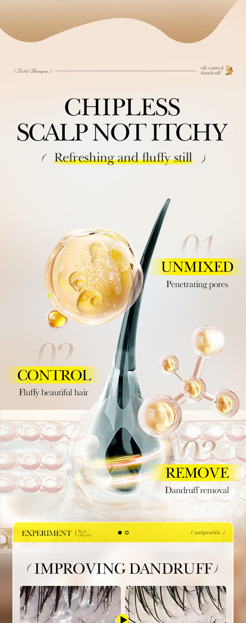 Full English Plant-Based Shampoo Soap60g SADOER Strengthen Hair Roots Deep Clean Hair Soap  Wholesale