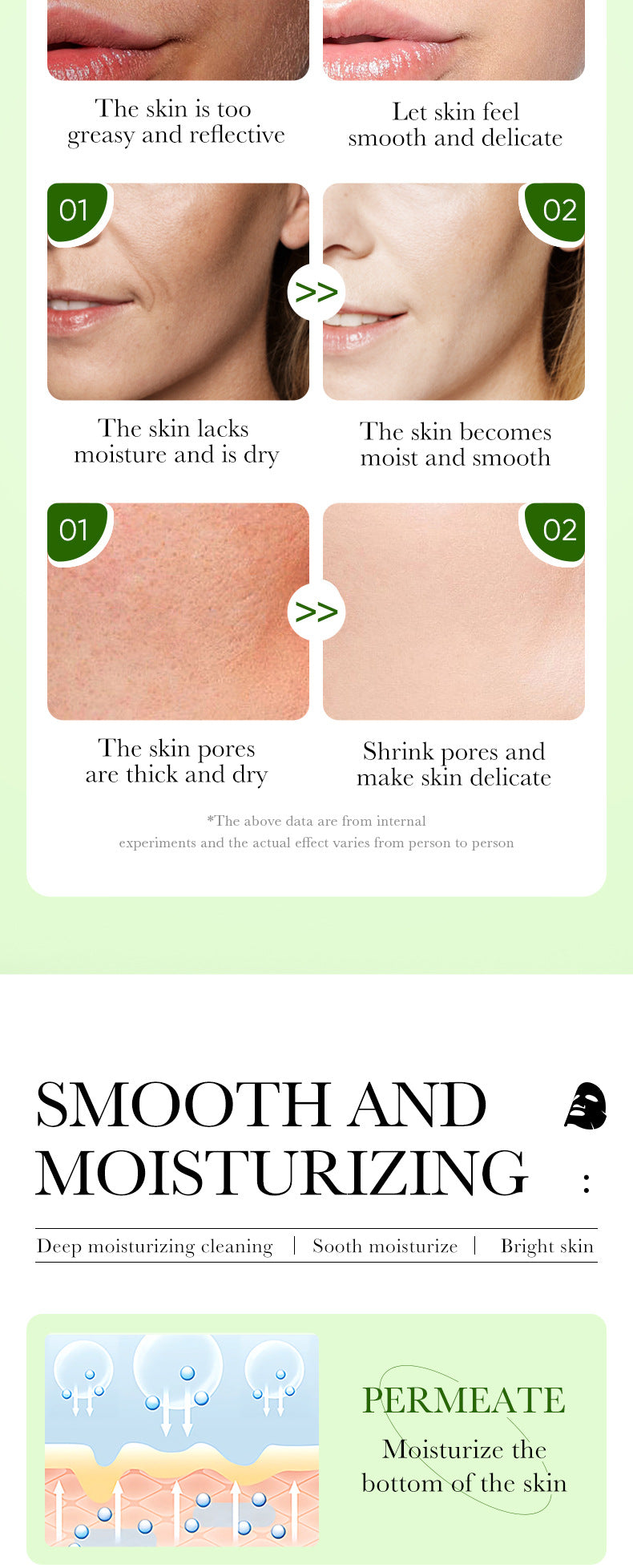 Full English Bamboo Charcoal Black Mask SADOER Whitening, hydrating, moisturizing, brightening face mask sheet  wholesale