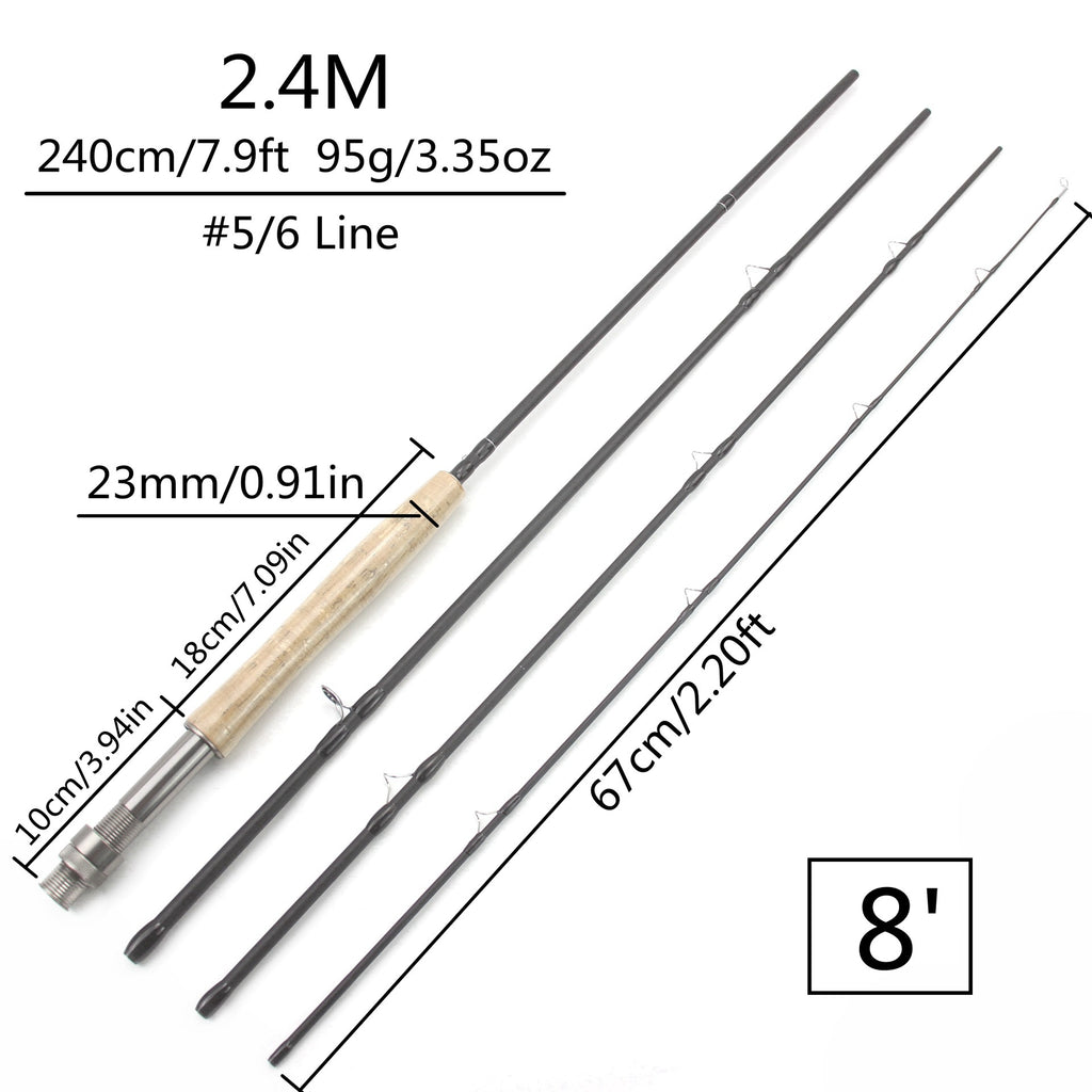 Ultra-light Fly Fishing Rod4Fishing Rod Carbon Fiber Portable European and American Style Popular Rod Manufacturer Wholesale