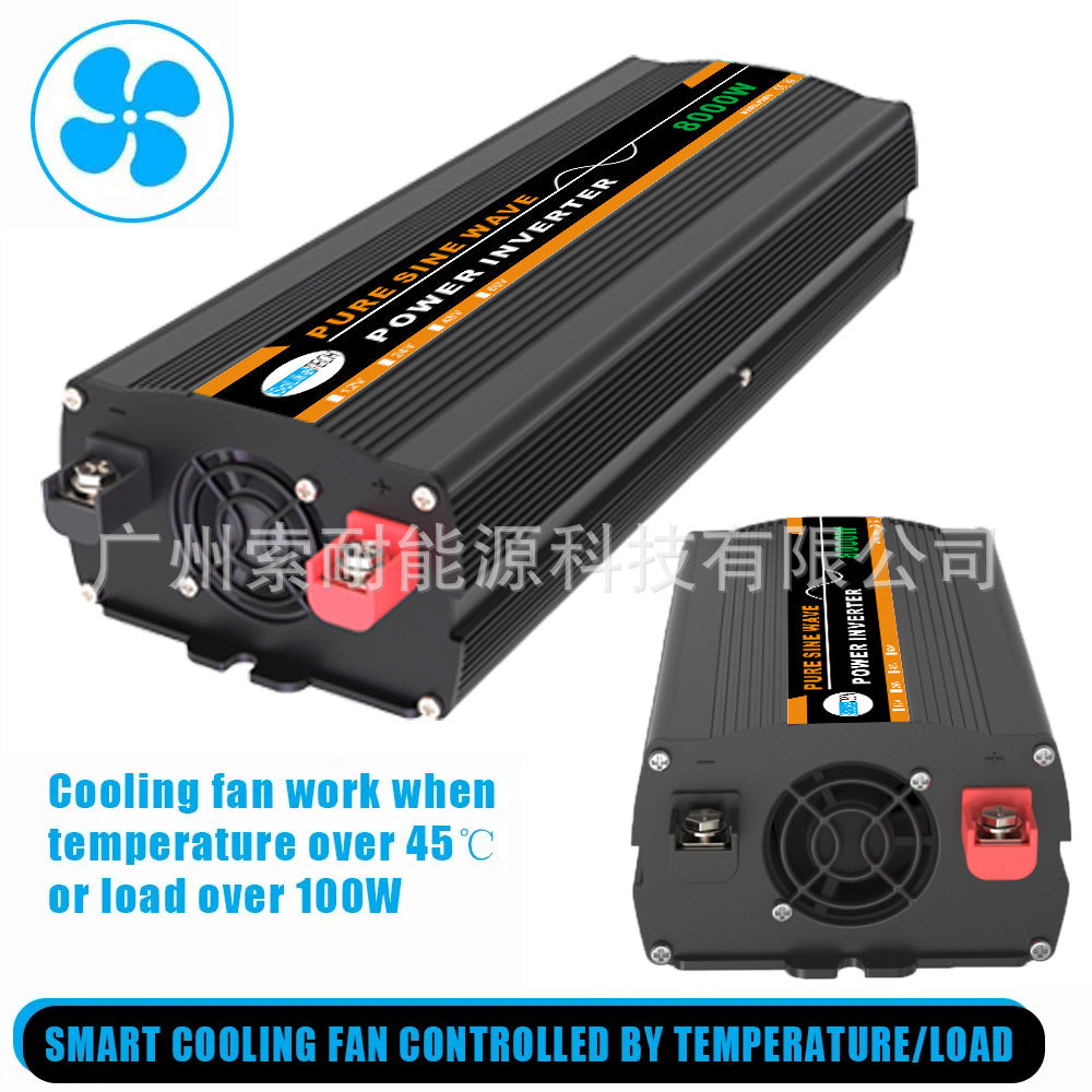 New Product12V Turn AC220V Sine Wave Inverter500W/800W/1000W/1300W 2个4.2A USB