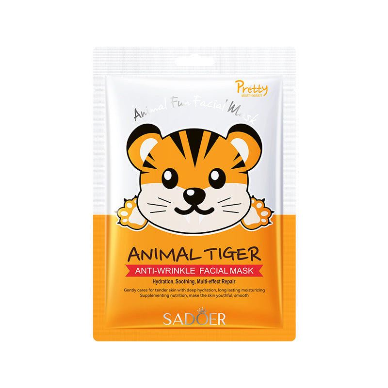 Full English Animal Pattern Mask25g SADOER Hydrating and Moisturizing Skin Care Tablets for  Wholesale