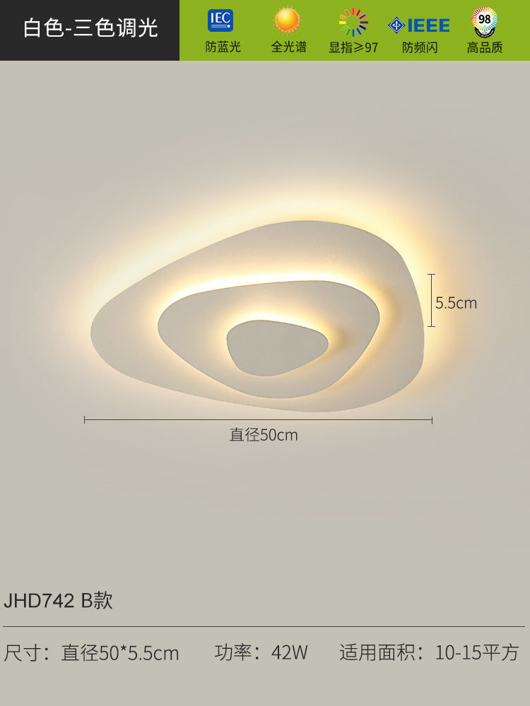 Bedroom light led Modern Minimalist Ceiling Light Internet Celebrity ins Creative Round Home Master Bedroom Study Zhongshan Lamp