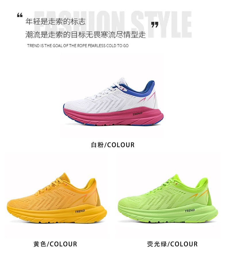 Men's running shoes2025New Breathable Mesh Student Casual Running Youth Shock Absorbing Anti-Slip Sports Shoes