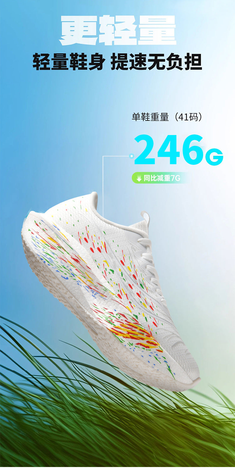 2025New Ultra-Light Shock-Absorbing Soft Sole Sports Shoes for Men and Women, Versatile, Wear-Resistant, Non-Slip, Racing Carbon Plate Running Shoes
