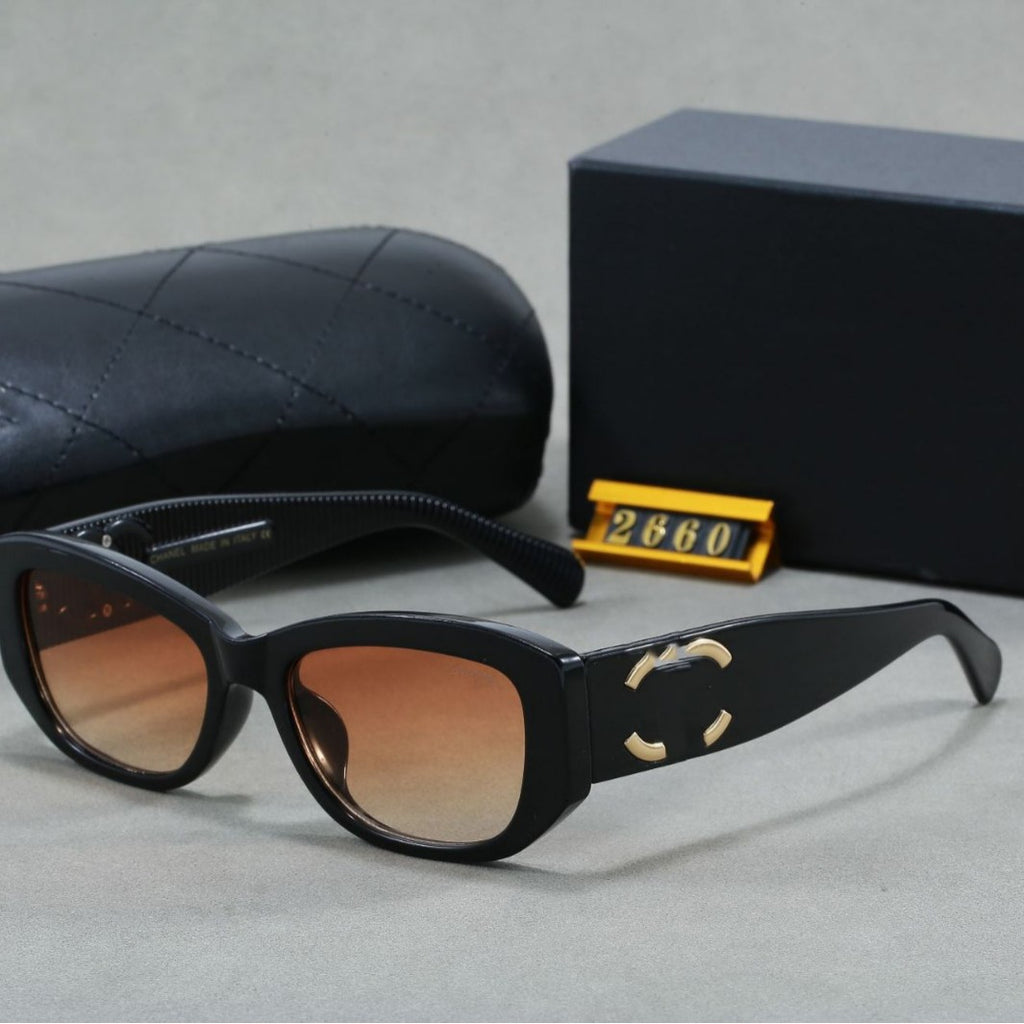 Classic style logo Double C Sunglasses for Women, Internet Celebrity, Xiaohongshu Hot Item, Sunglasses for Men, Acetate, Live Streaming Hot Item2660