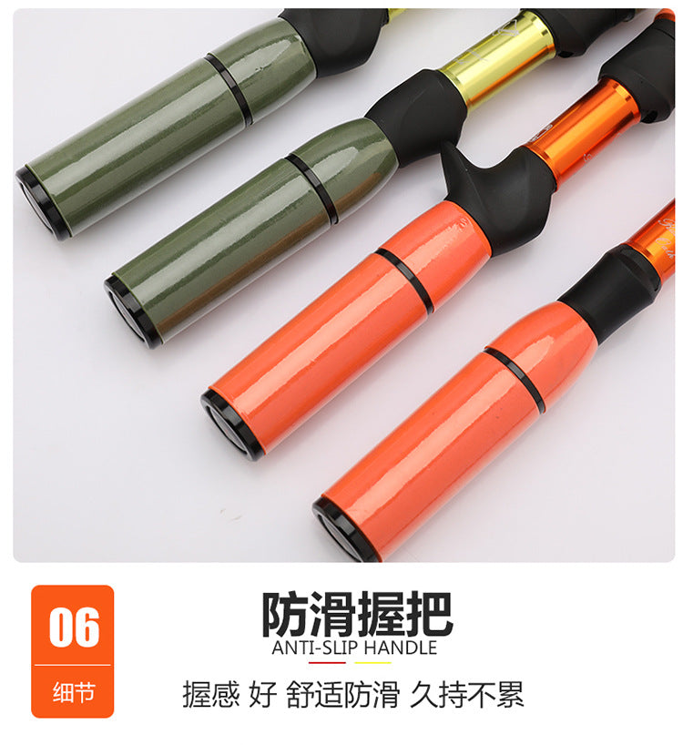 Ultra Short Mini Micro Rod Telescopic Lure Rod Portable Multi-Section UL Stream Mouth Rod Micro Lure Rod