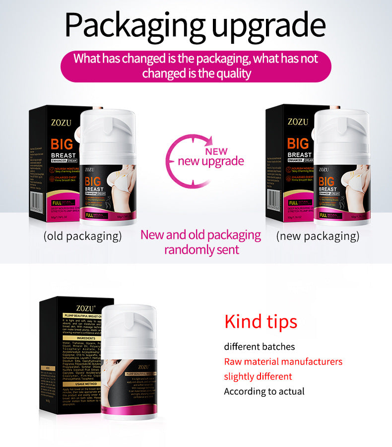 Beauty Cream50g ZOZU Fengyun Massage Cream Breast Care Products Cross-Border Foreign Trade Wholesale