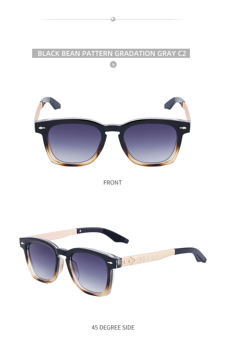 Square Frame Retro Sunglasses for Men, Sun Protection, Driving Special, High-End Outdoor Glasses Wholesale shades