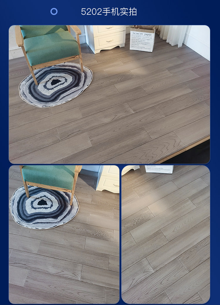 In-stock Solid Oak Flooring from Source Scar Modification Hand Scratch Pattern Original Wood Floor Solid Wood with Dragon Bone Design