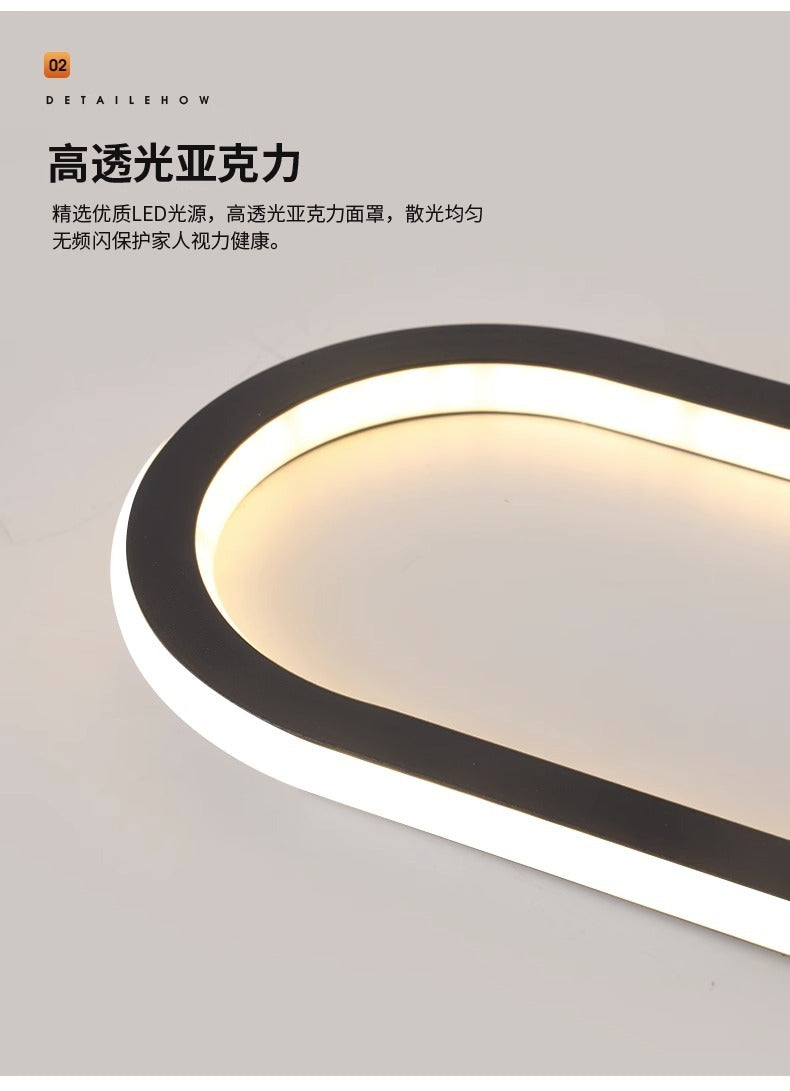 Nordic Ultra-Thin Ceiling Light Rectangular led Living Room Lamps Modern Minimalist Round Lamp Bedroom Lamp Office Lamps