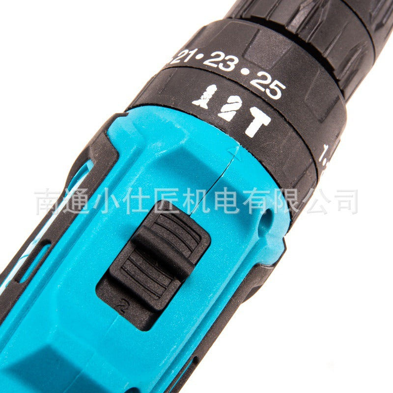 Foreign Trade Cordless Handheld Impact Drill Household Multifunctional Electric Screwdriver Brushless Lithium Battery Tool