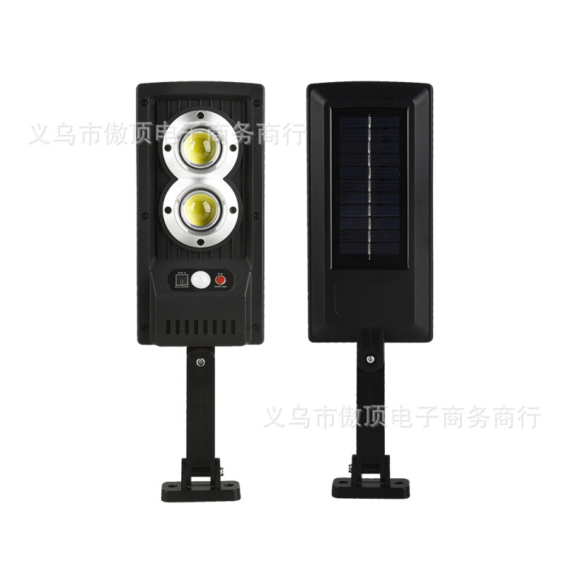 Outdoor Solar Lights LED Wall Lamp Human Body Induction Street Light Waterproof Garden Light Remote Control Courtyard Light Wall Lamp