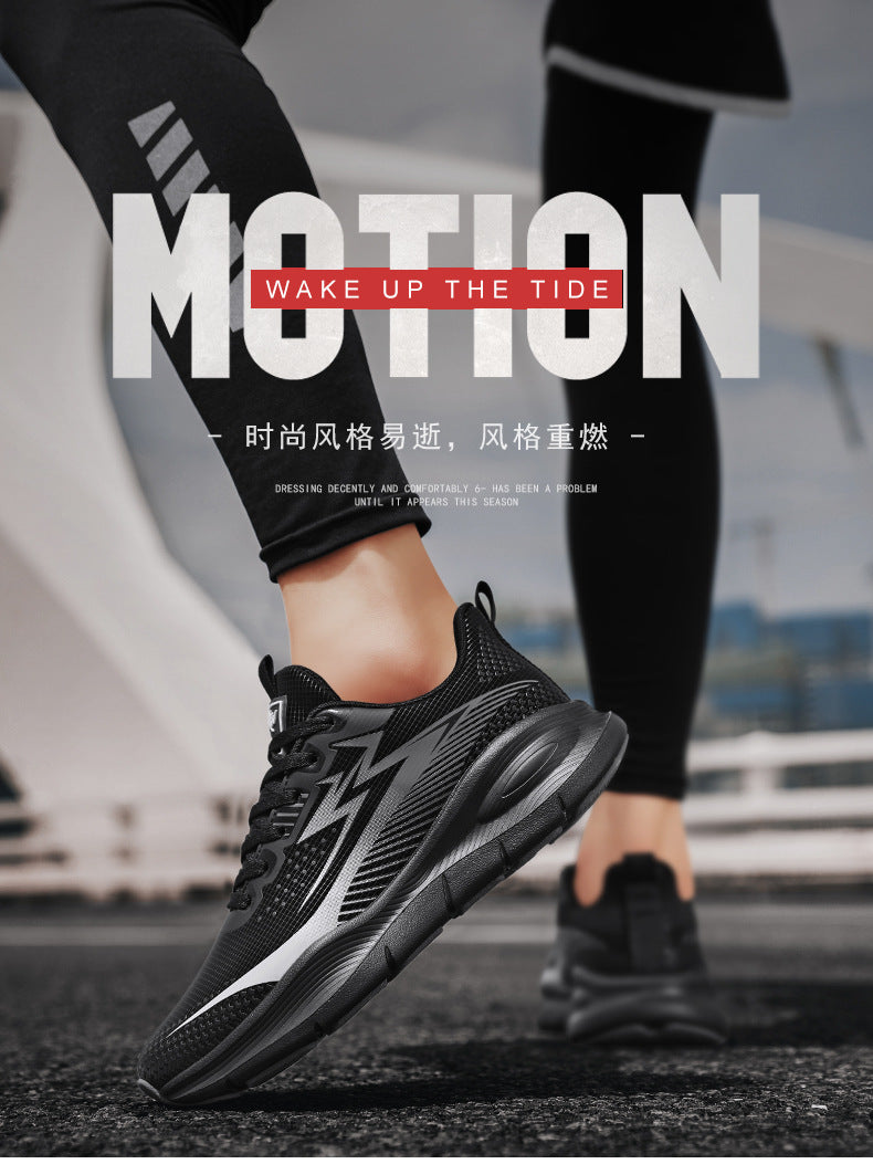 2025New Ultra-Light Fashion Soft Sole Sports Shoes Men's Waterproof Anti-Slip Running Shoes Versatile Casual Trendy Men's Shoes