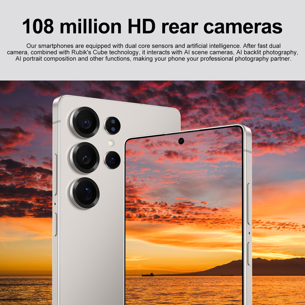 S25 Ultra Mobile phone with built-in stylus, large screen, Android15New Hot-Selling Bestseller5G Smartphone