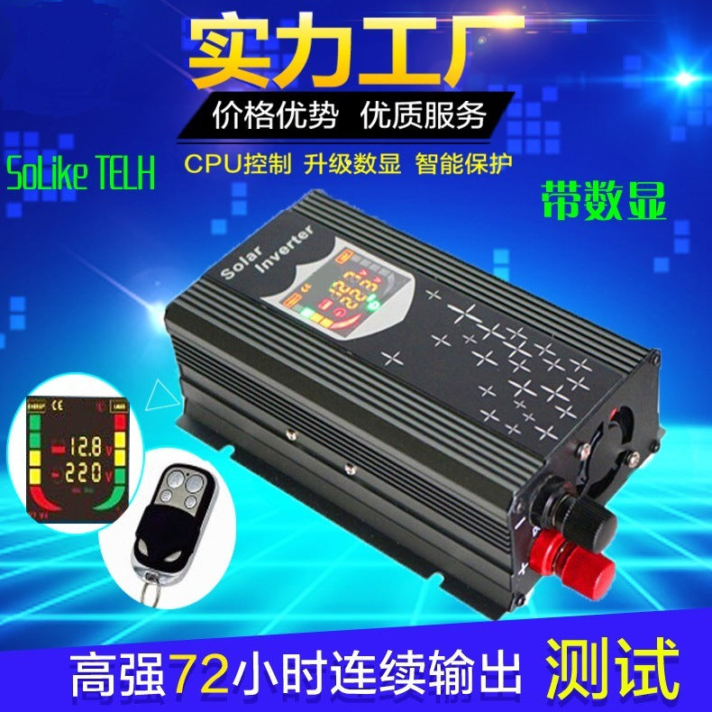 Pure Sine Wave Inverter2000W E-commerce Hot-Selling Products Smart Display Wired Switch