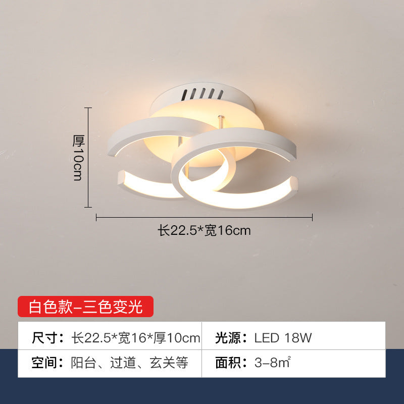 exclusive aisle lights balcony lights LED Modern Minimalist Nordic Creative Personality Cloakroom Living Room Entrance Light