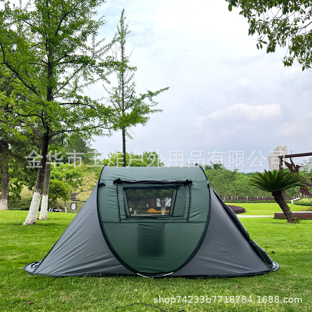 Hot-Selling Fully Automatic Hand-Pull Quick-Open Tent Travel Tent Camping Windproof Rainproof Sunproof Tent