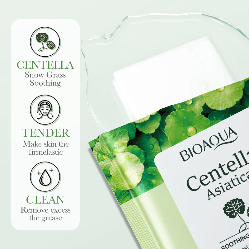 Centella Asiatica Facial Mask25g BIOAOUA Hydrating, rejuvenating, moisturizing, and nourishing cross-border wholesale