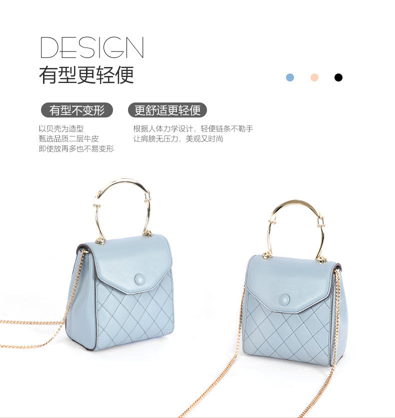 New Fashion Single Shoulder Bag for Women, Large Capacity Small Square Bag, Versatile Chain Handbag, Single Shoulder Crossbody Commuter Bag