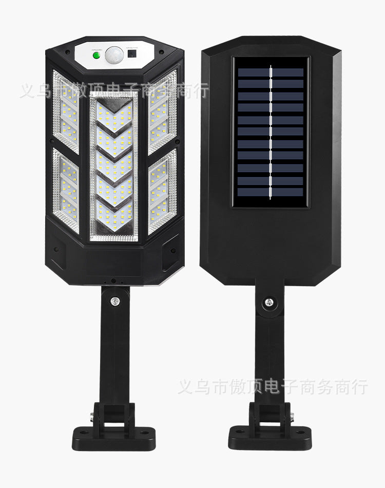 Step into the New Solar Light Outdoor Motion Sensor Light Waterproof Garden Light with Remote Control Garage Light LED Street Lamp