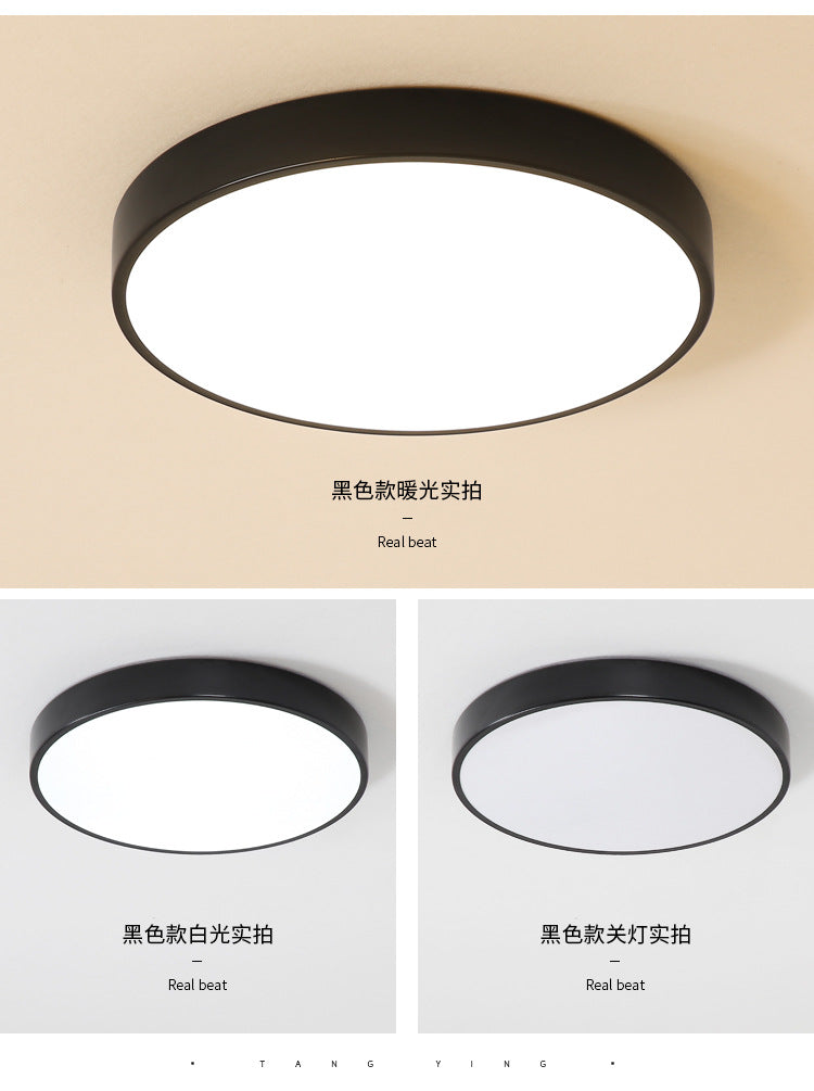 led Ceiling Light Round Bedroom Room Light Nordic Macaron Home Dining Room Study Hallway Balcony Lighting