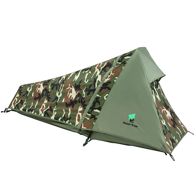 Single Tent Outdoor Camping Double Layer Tent Waterproof Pyramid Tent camping tent