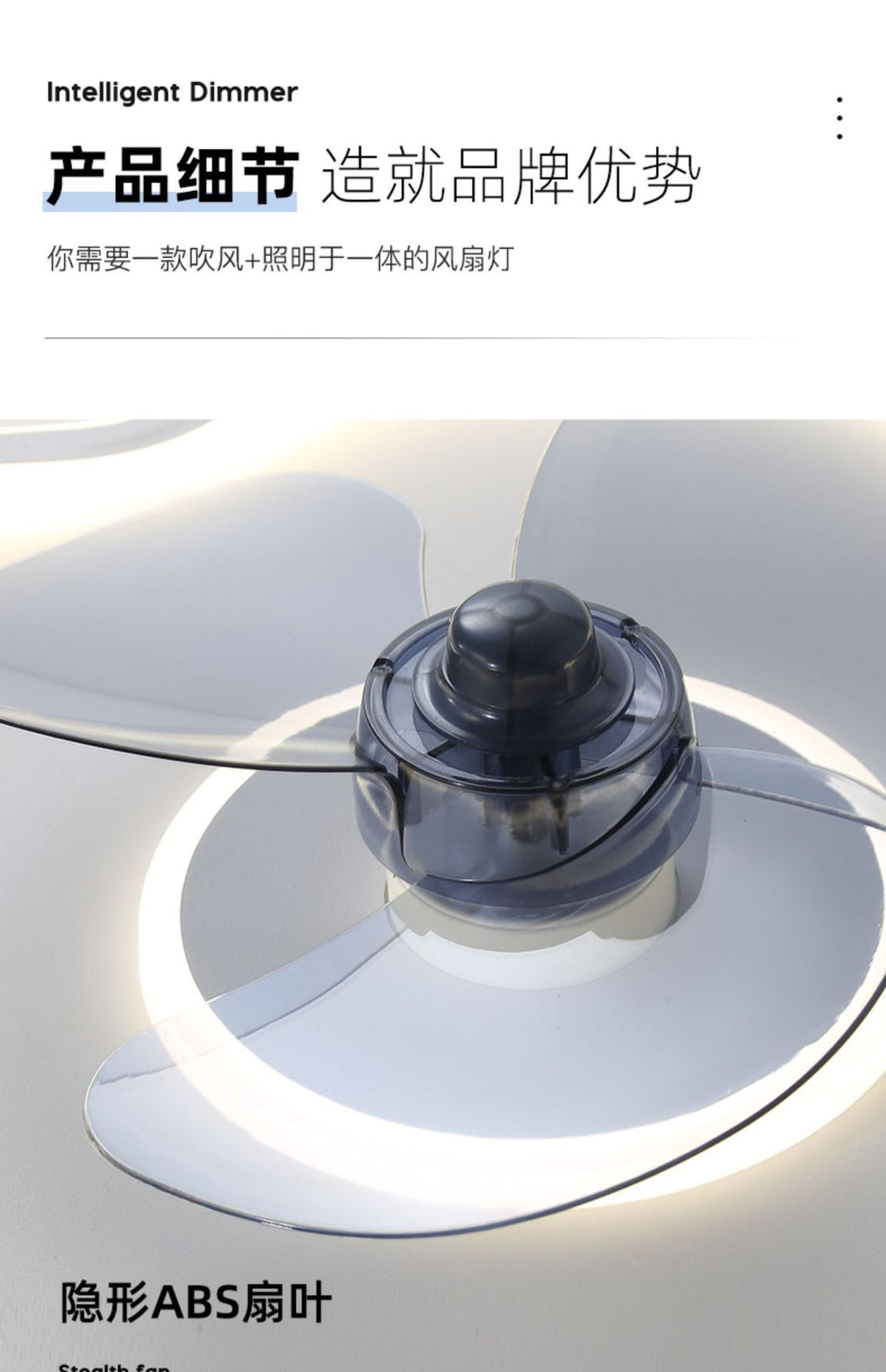 Smart Bedroom Ceiling Fan Light, Ceiling Fan Light, Simple Dining Room Ultra-thin Modern Living Room Household Electric Fan Chandelier