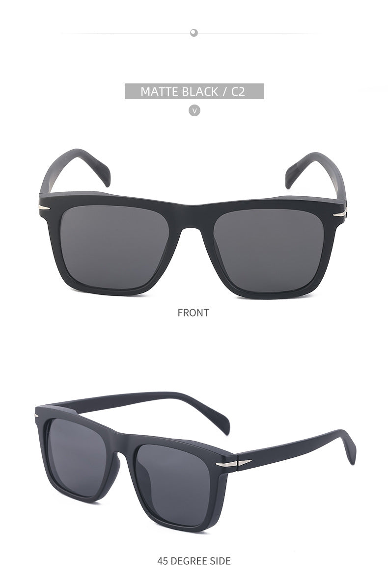 Square Frame Sunglasses for Women High-End European and American Style Internet Celebrity Same Style Mountaineering Sunglasses for Men Trendy shades Wholesale Eyewear