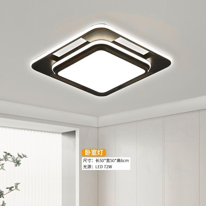 Living Room Main Light Fixture Minimalist Bedroom Light Square Living Room Large Light Door Installation Internet Celebrity Chandelier Whole House Package