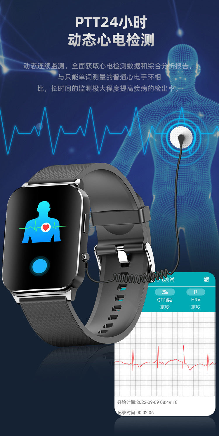 EP03Smart Watch24Hourly Real-Time Updates ECG ECG non-invasive blood sugar blood pressure oxygen monitoring smartwatch