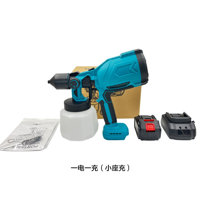 High Power Wireless21VMT Rechargeable Lithium Battery Spray Bottle Wireless Detachable Convenient Paint Spray Gun