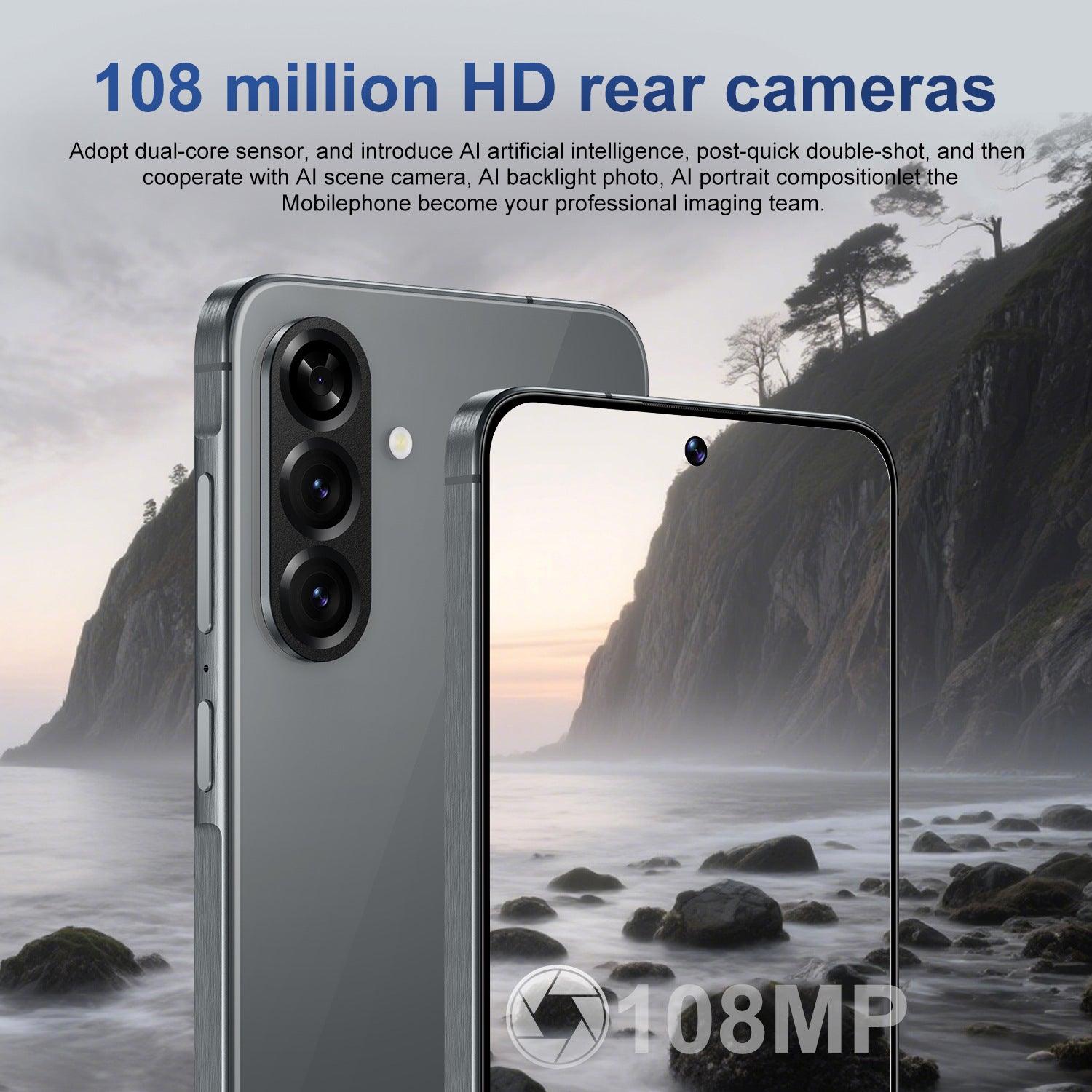 A56Smartphone16+1T Android7.3Inch Large Screen AliExpress Hot Selling E-commerce Available