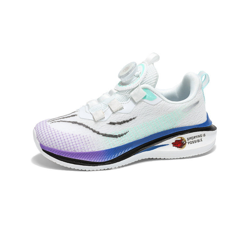 Boys and Girls Shoes Red Rabbit7Spring and Autumn Physical Training Sports Shoes Soft Sole Mesh Breathable Children's Running Shoes Lightweight Trendy