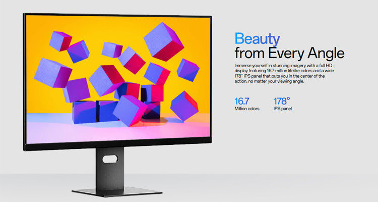 24inch Full HD LCD Monitor LED Backlight IPS Panel strip USBType-C 18W Charging