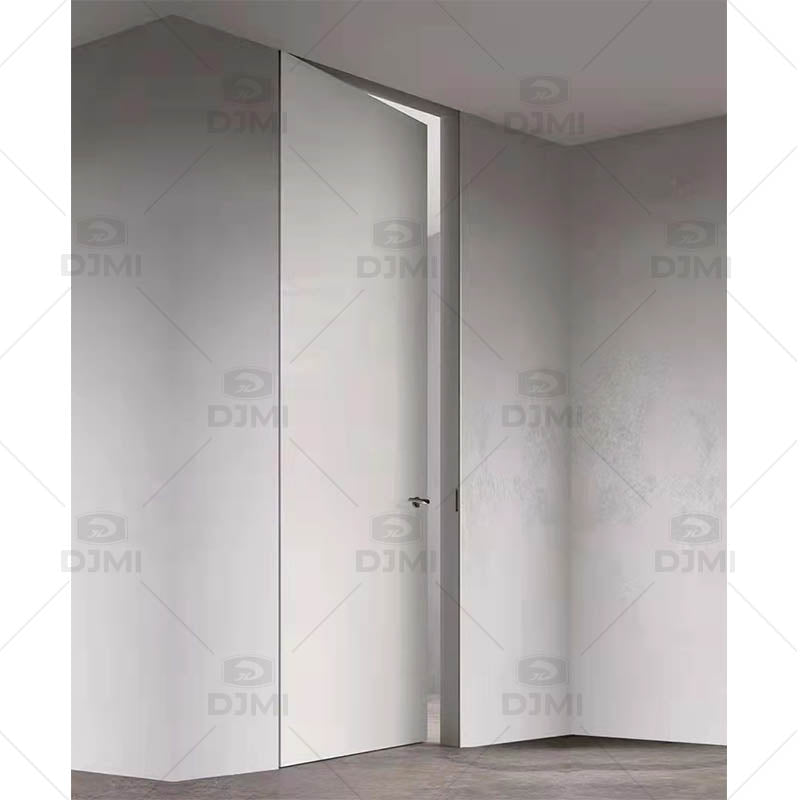 Best Price Manufacturers Direct Aluminum Frame Hidden Hinge Interior Door Invisible Wooden Door