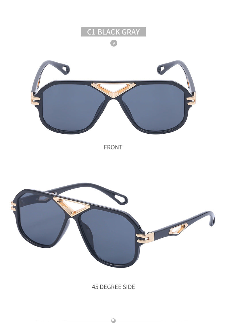 European and American Retro Steampunk Sunglasses for Men High-End Sunglasses Men's Trendy Glasses Wholesale shades