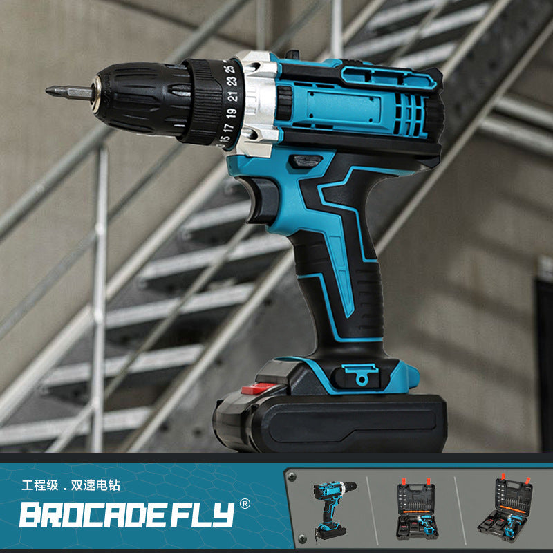 Factory Customization21v Multifunctional Lithium Electric Drill Rechargeable Hand Drill Household Impact Drill Pistol Drill