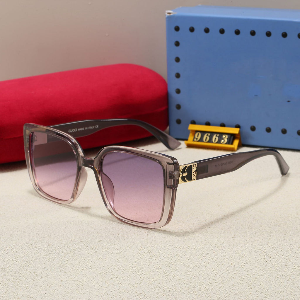 2025New Korean Style Unisex Square Sunglasses Travel Small Frame Sunglasses Internet Celebrity Fashion Personality High-end Glasses