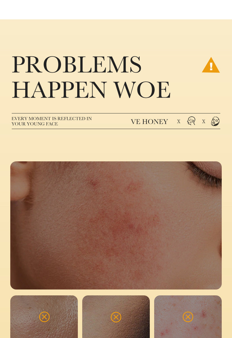 BIOAOUA Vitamin E Honey Mask Hydrating Moisturizing Repairing Brightening Mask Export  Wholesale