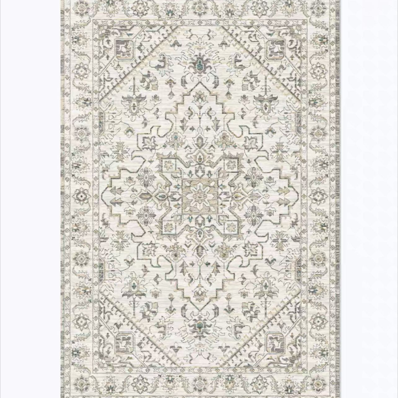 Thickened Imitation Cashmere Persian Carpet Vintage Ethnic Style Living Room Carpet Full Carpet Sofa Coffee Table Rug carpet