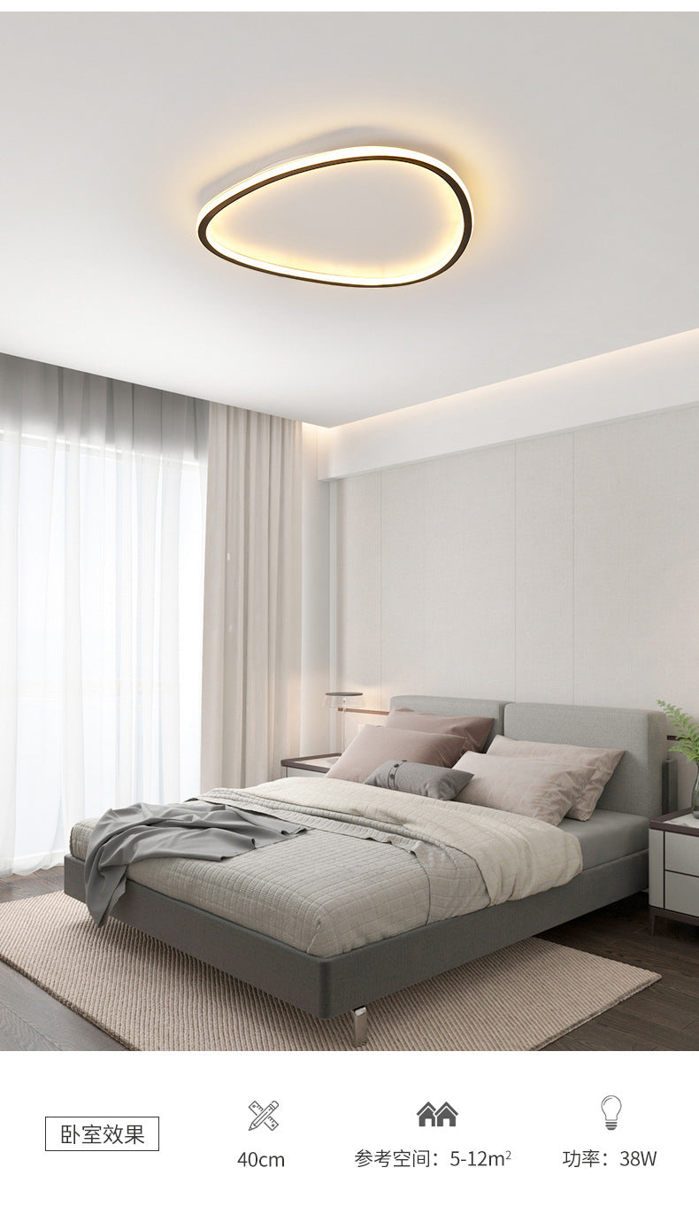 Nordic Minimalist Ultra-Thin LED Ceiling Lamp Heart-Shaped Children's Room Lighting Eye Protection Master Bedroom Boys Girls Creative