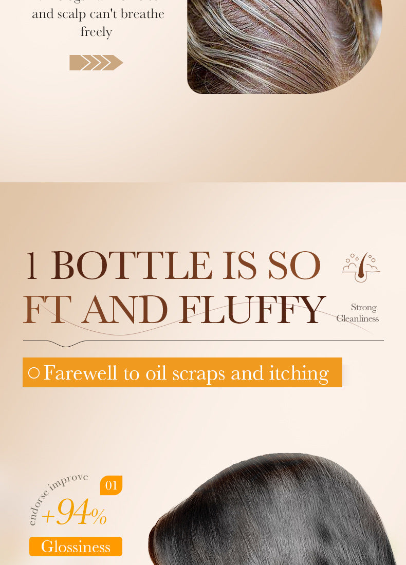 Argan Oil Shampoo500ml SADOER Smooth Anti-Dandruff Refreshing Conditioner Cross-Border Wholesale