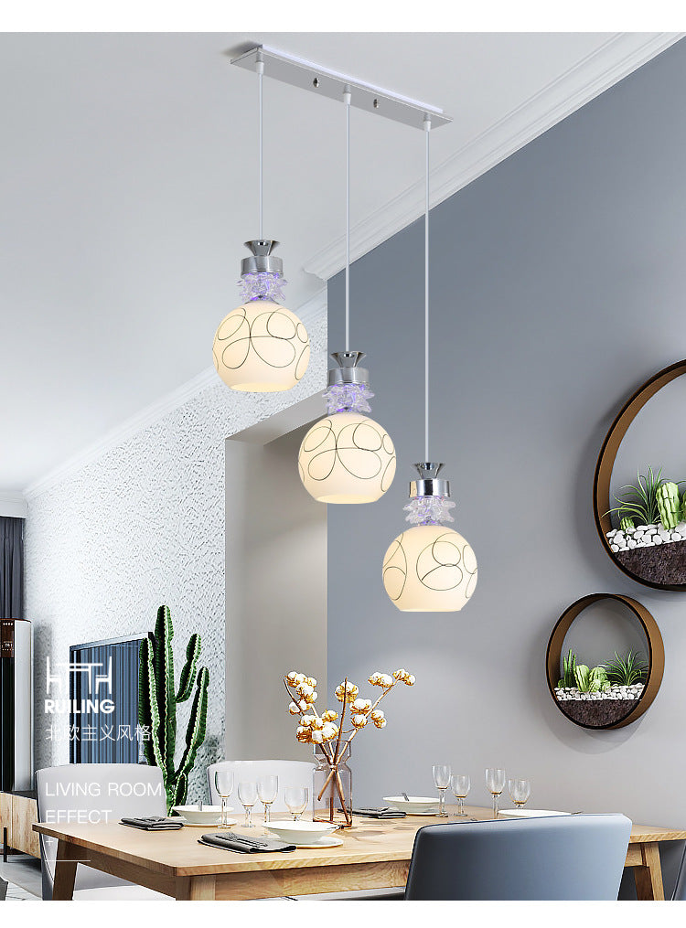 Dining-room lamp2025New Year's Postmodern Pendant Light Living Room Light Modern Simple Bedroom Light Dining Room Bar Pendant Light