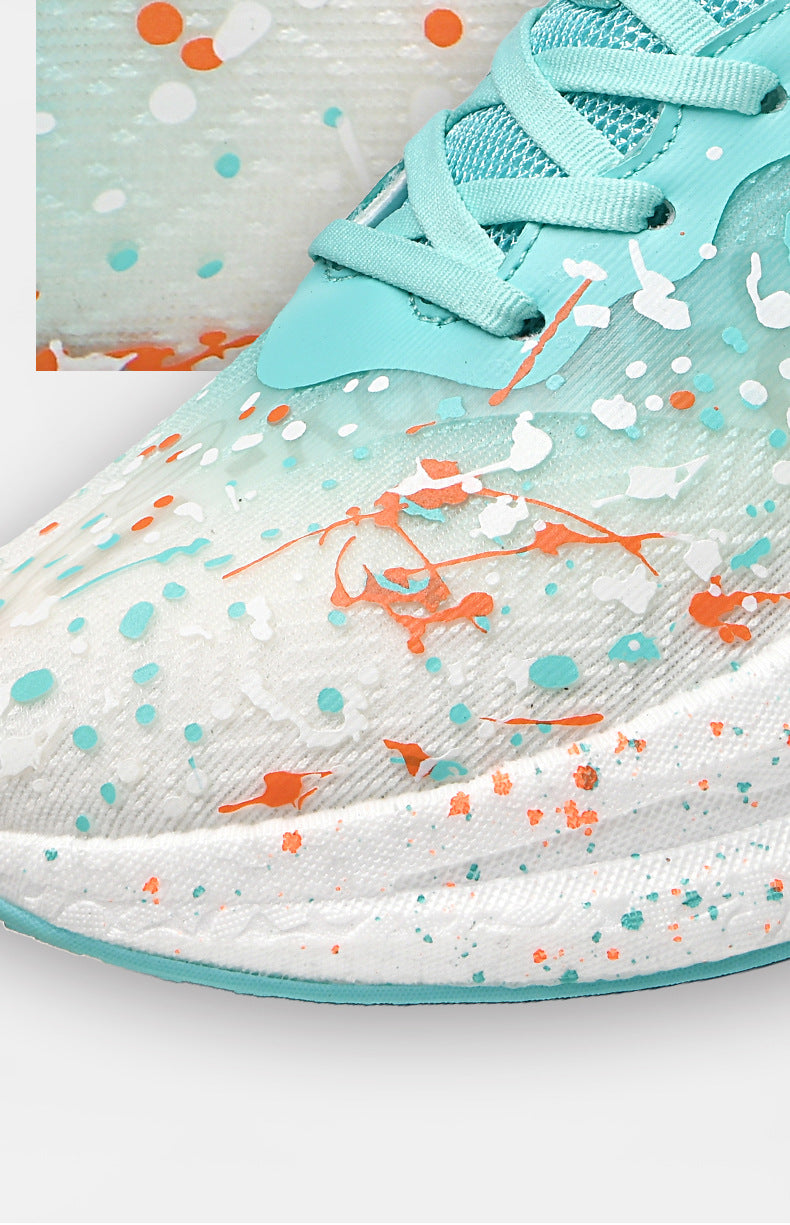 Red Rabbit9pro Autumn and Winter New Double Mesh Luminous Carbon Plate Real Explosion Running Shoes Couples plaid Cushioning Wearable Sneakers