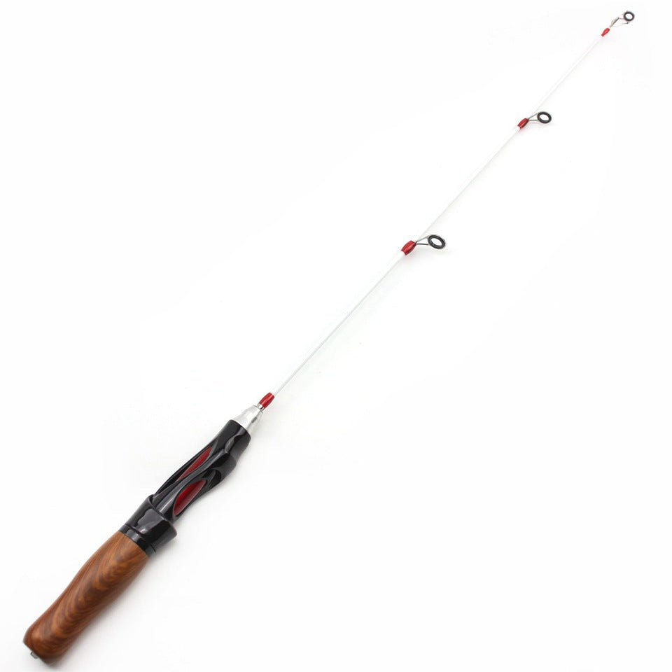 One Piece Ice Fishing Rod Winter Fishing Rod Shrimp Rod Raft Rod Boat Rod Fishing Rod Spinning Reel Fishing Gear Set